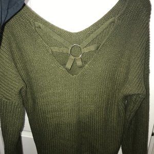 Army Green Sweater